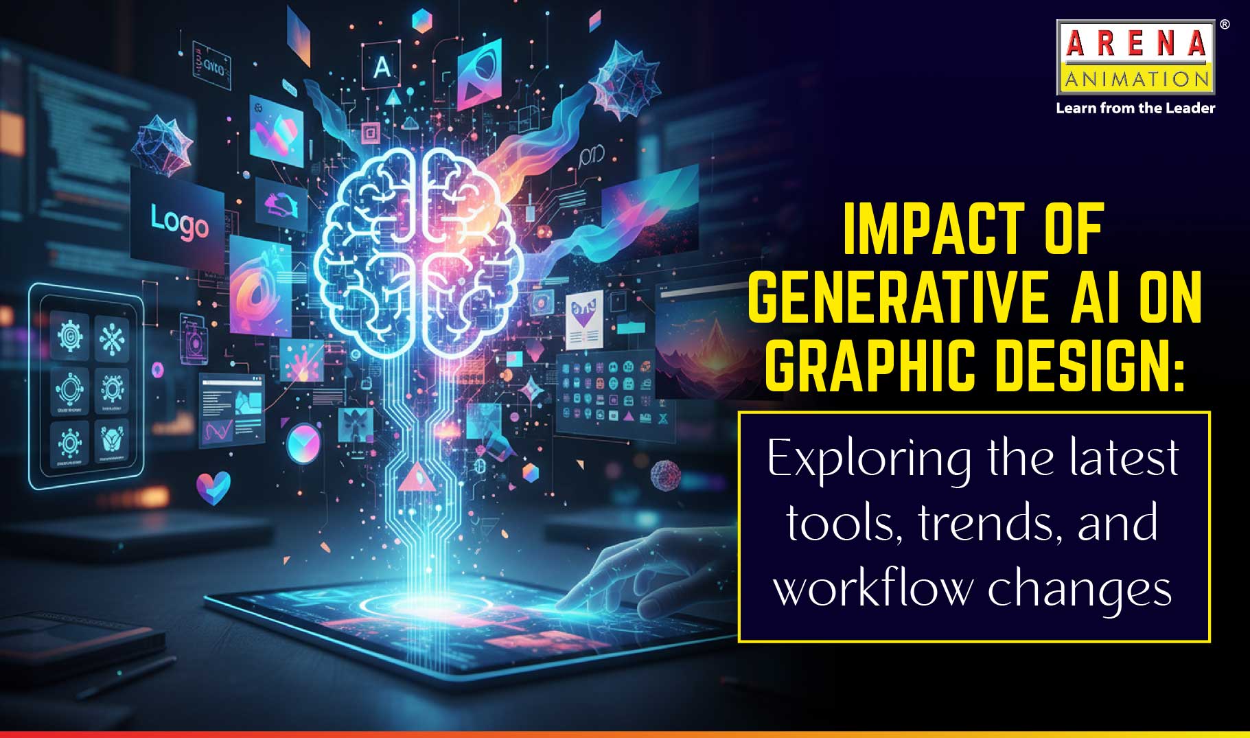 Impact of Generative AI on Graphic Design: Exploring the latest tools, trends, and workflow changes.
